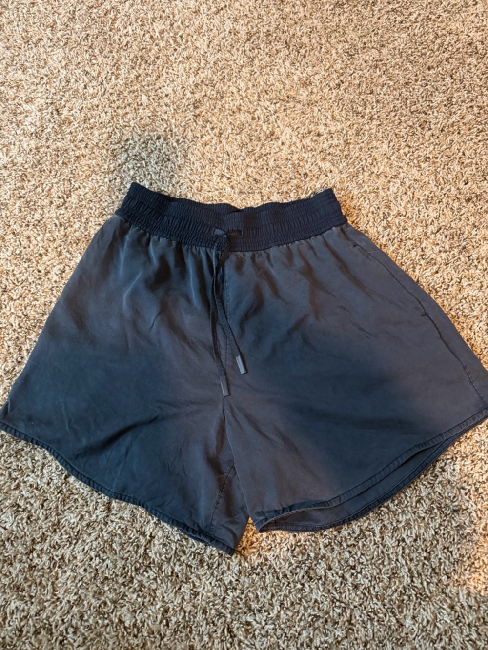 ⚡️Lululemon Navy Elastic Waist Drawstring Shorts